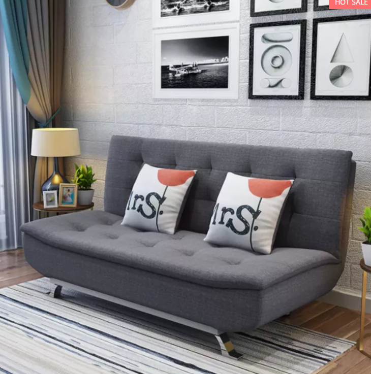 Bedroom Metal Foldable Living Room Furniture Futon Canada Sofa Karma Bed Metal Frame Sofa & Bed