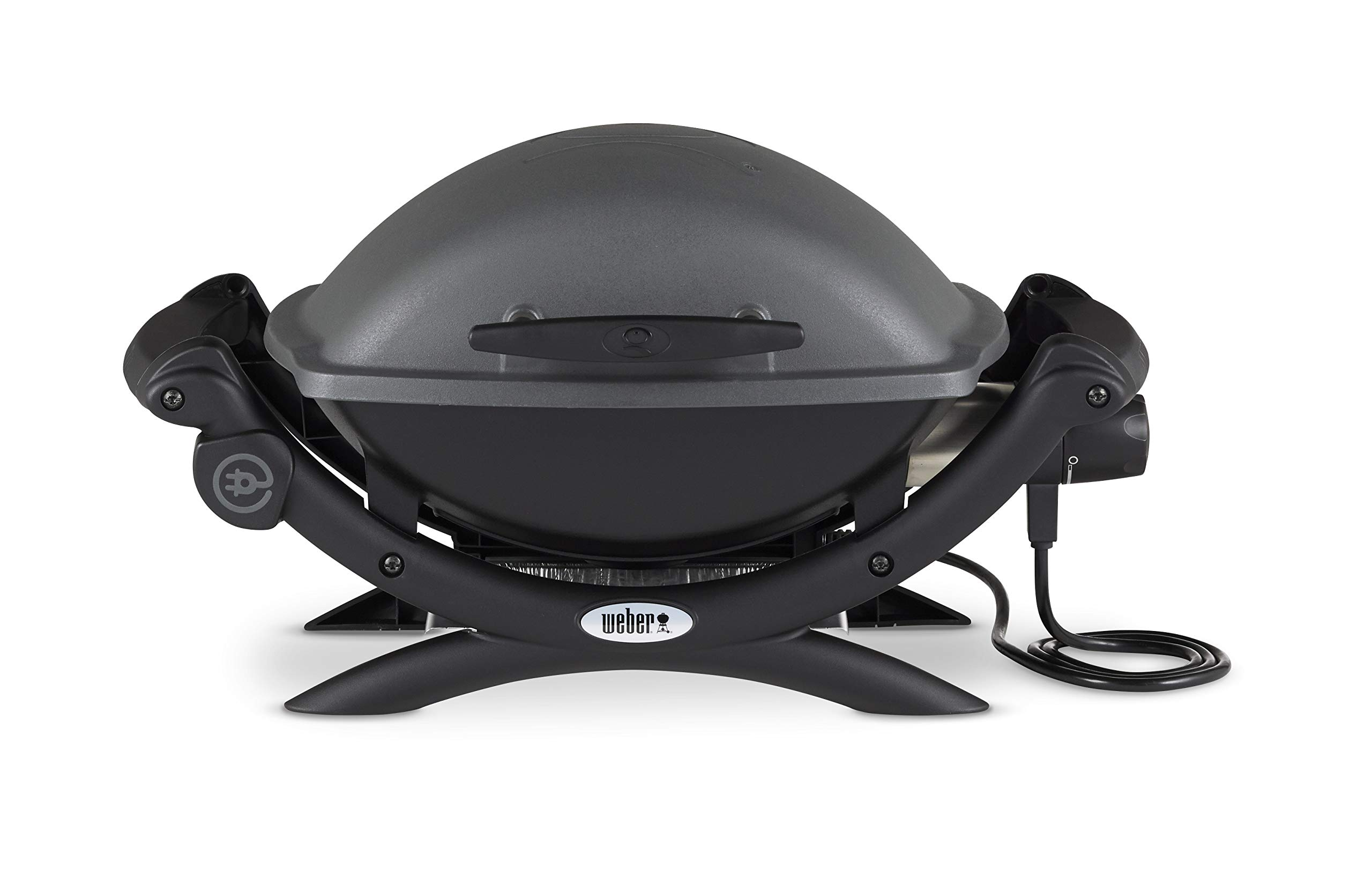 【Appliances】Weber Q1400 Electric Grill, Gray