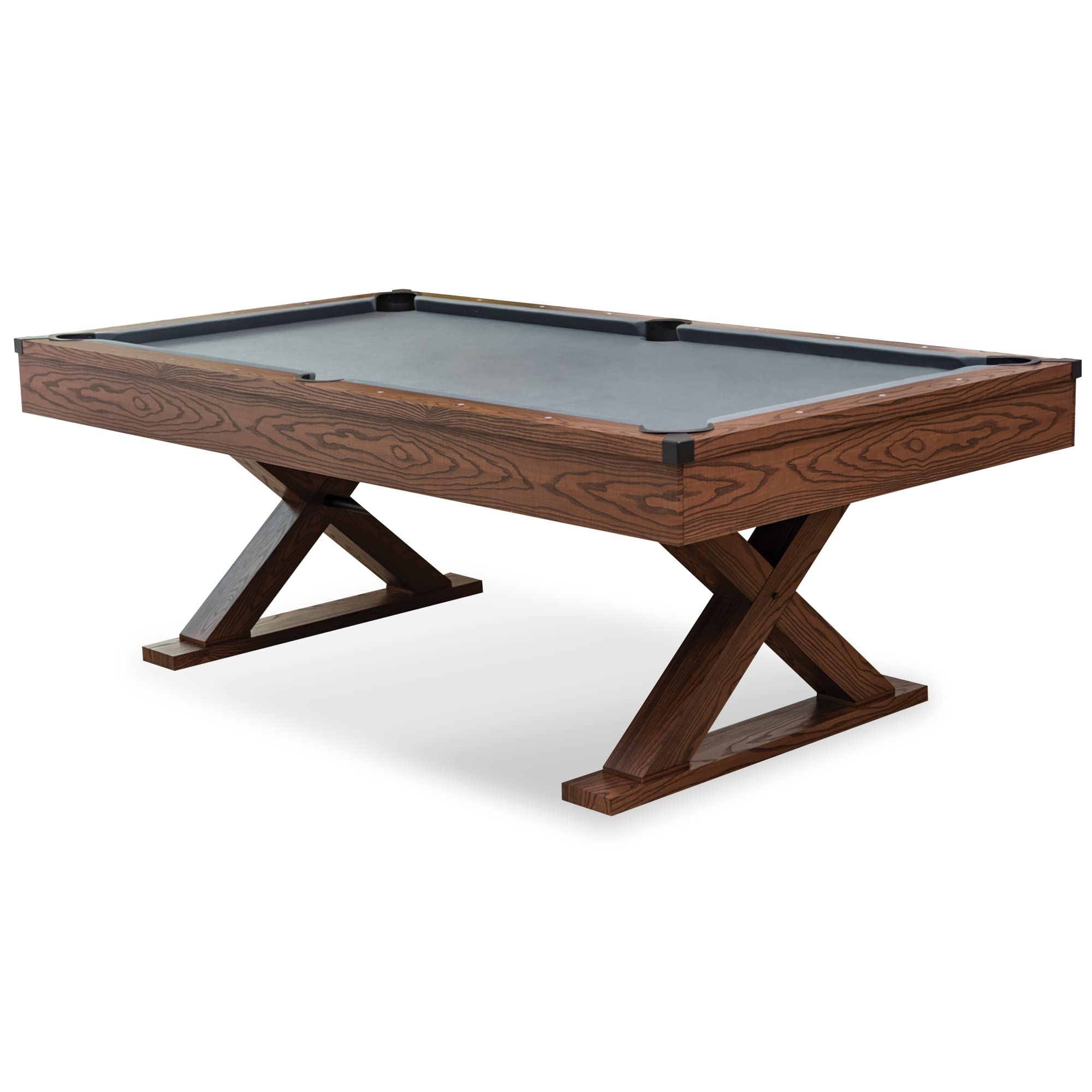 【Sports&Outdoors】Professional Grade Billiard Tables Pool Table, Scratch Resistant Luster Long Finish