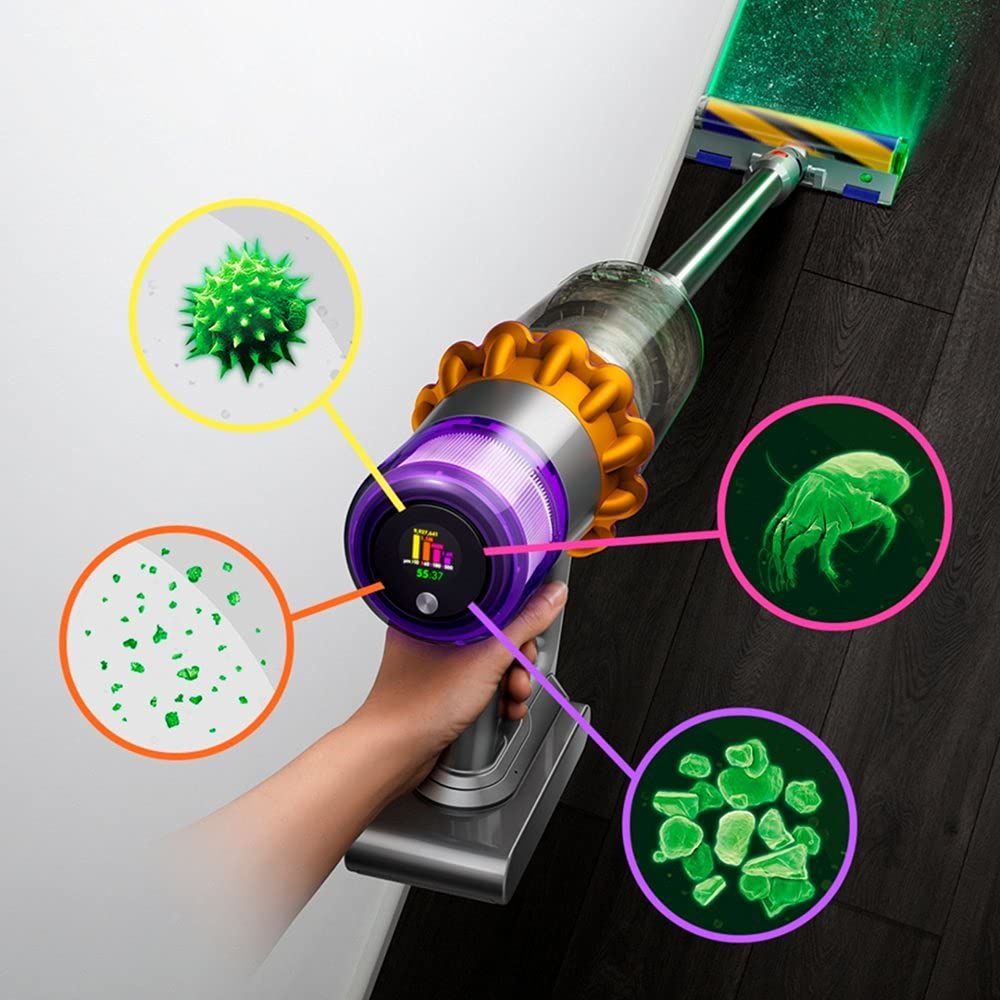 【Appliances】V15 Detect Cordless Stick Vacuum Cleaner for Hard Floor