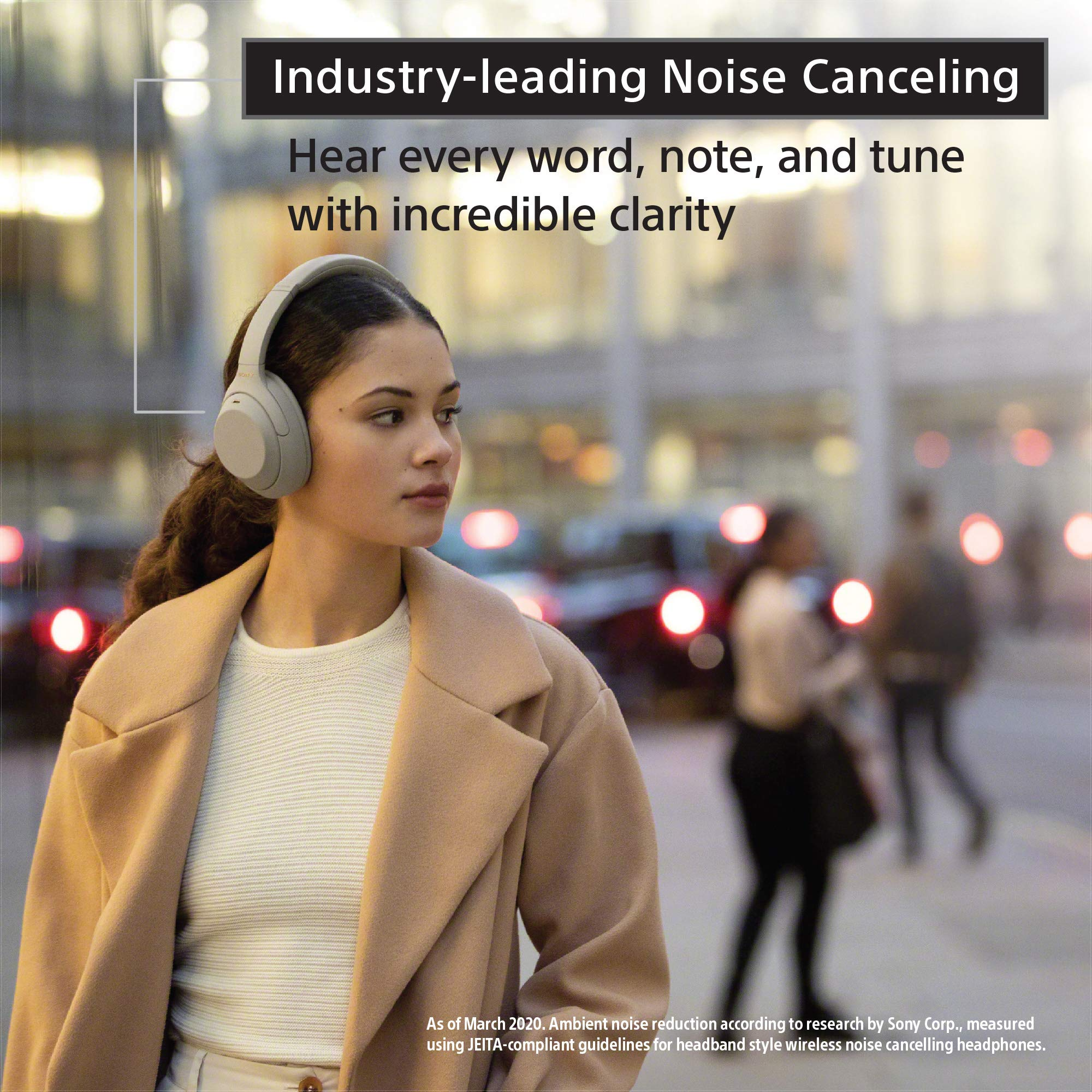 【Electronics】WH-1000XM4 Wireless Noise Canceling Overhead Headphones with Mic